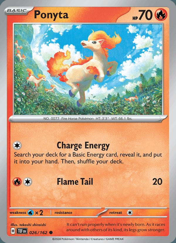 Ponyta - Temporal Forces (Common) [TEF-026] Hoofdafbeelding
