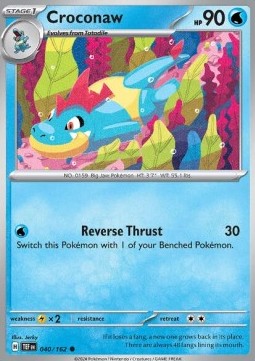 Croconaw - Temporal Forces (Common) [TEF-040] Hover Image