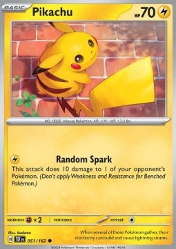 Pikachu - Temporal Forces (Common) [TEF-051] Image principale du produit