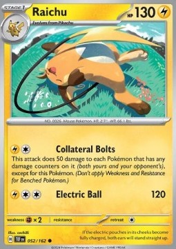 Raichu - Temporal Forces (Common) [TEF-052] Main image