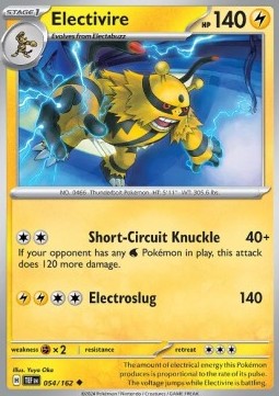 Electivire - Temporal Forces (Uncommon) [TEF-054] Image principale du produit