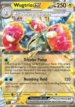 Wugtrio ex - Temporal Forces (Double Rare) [TEF-060] Main image