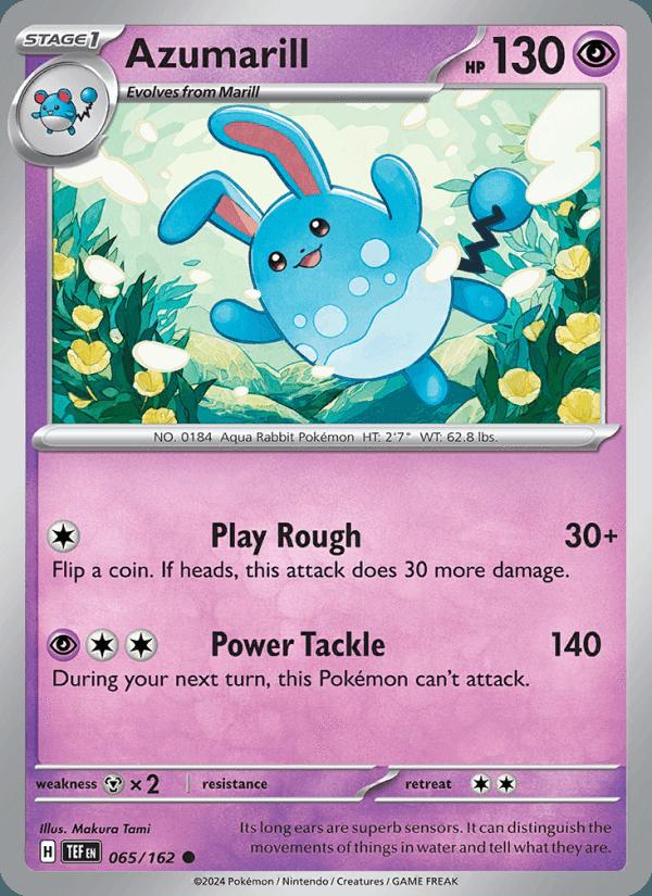 Azumarill - Temporal Forces (Common) [TEF-065] Immagine principale del prodotto