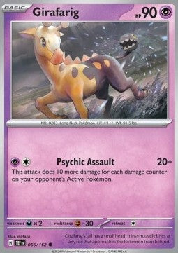 Girafarig - Temporal Forces (Common) [TEF-066] Image principale du produit