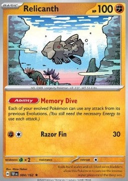 Relicanth - Temporal Forces (Rare) [TEF-084] Hover Image