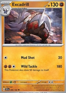 Excadrill - Temporal Forces (Uncommon) [TEF-086] Hover Image