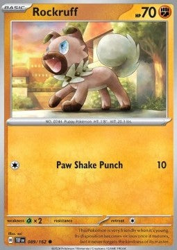 Rockruff - Temporal Forces (Common) [TEF-089] Main image