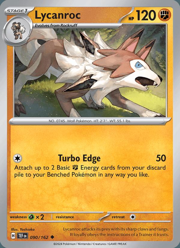 Lycanroc - Temporal Forces (Uncommon) [TEF-090] Hauptbild