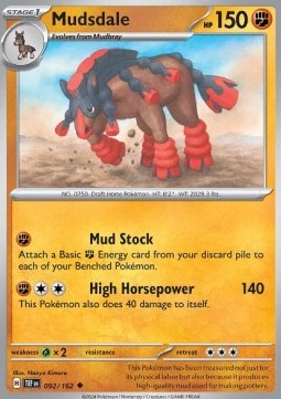 Mudsdale - Temporal Forces (Uncommon) [TEF-092] Hover Image