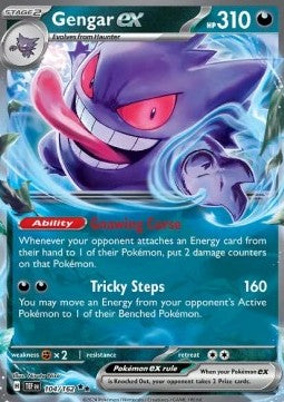 Gengar ex - Temporal Forces (Double Rare) [TEF-104] Hover Image