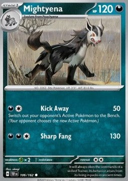 Mightyena - Temporal Forces (Common) [TEF-106] Main image