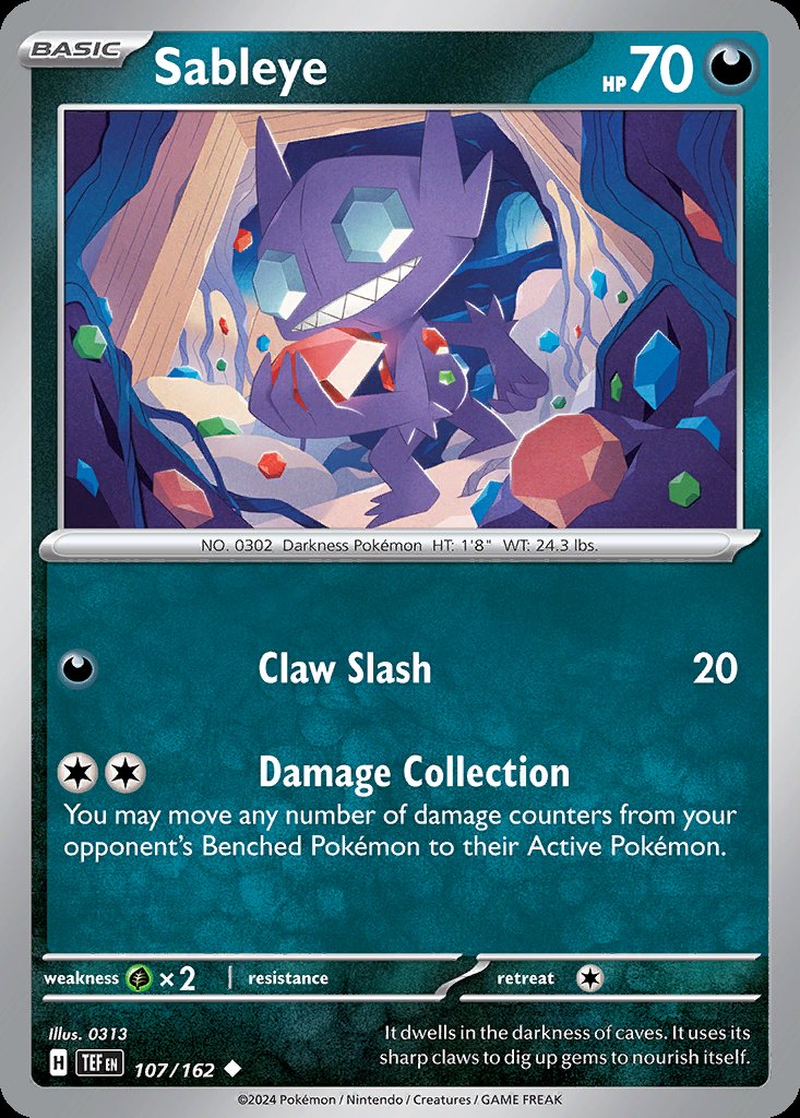 Sableye - Temporal Forces (Uncommon) [TEF-107] Hauptbild