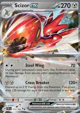 Scizor ex - Temporal Forces (Double Rare) [TEF-111] Imagen principal del producto