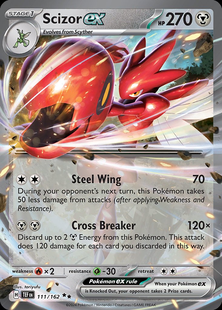 Scizor ex - Temporal Forces (Double Rare) [TEF-111] Hoofdafbeelding
