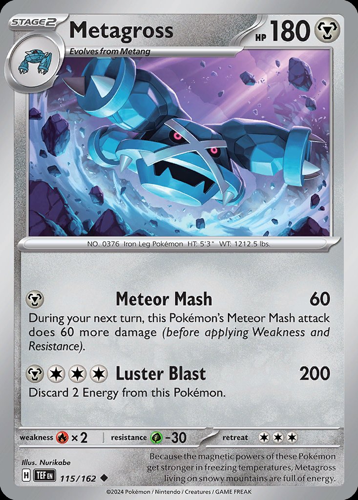 Metagross - Temporal Forces (Uncommon) [TEF-115] Main image