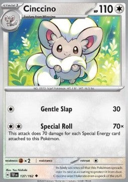 Cinccino - Temporal Forces (Uncommon) [TEF-137] Image principale du produit