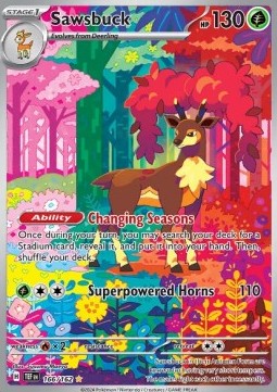 Sawsbuck - Temporal Forces (Illustration Rare) [TEF-166] Hover Image