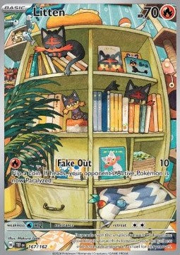 Litten - Temporal Forces (Illustration Rare) [TEF-167] Main image