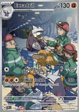 Excadrill - Temporal Forces (Illustration Rare) [TEF-174] Hover Image