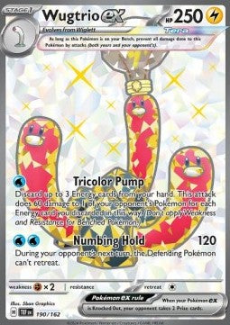 Wugtrio ex - Temporal Forces (Ultra Rare) [TEF-190] Main image