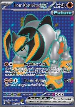 Iron Boulder ex - Temporal Forces (Ultra Rare) [TEF-192]