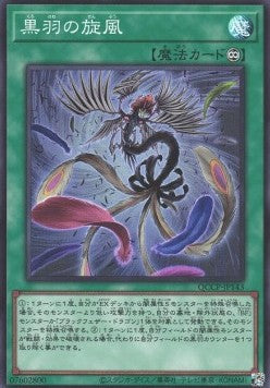 Black Feather Whirlwind (V.1 - Super Rare) - Quarter Century Chronicle side:Pride (Super Rare) [QCCP-143] Imagen principal del producto