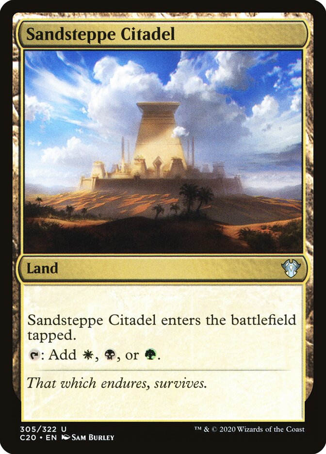 Sandsteppe Citadel - Commander: Ikoria (Uncommon) [C20-305]