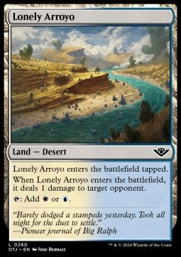 Lonely Arroyo - Outlaws of Thunder Junction (Land) [OTJ-260] Imagen principal del producto