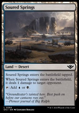 Soured Springs - Outlaws of Thunder Junction (Land) [OTJ-264] Image principale du produit