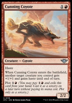 Cunning Coyote - Outlaws of Thunder Junction (Uncommon) [OTJ-118] Imagen principal del producto