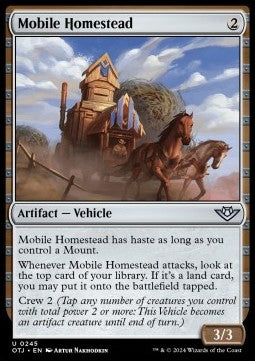 Mobile Homestead - Outlaws of Thunder Junction (Uncommon) [OTJ-245] Imagen principal del producto