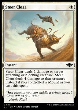 Steer Clear - Outlaws of Thunder Junction (Common) [OTJ-31] Imagen principal del producto