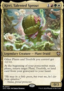 Kirri, Talented Sprout - Commander: Outlaws of Thunder Junction (Mythic) [OTC-7] Imagen principal del producto
