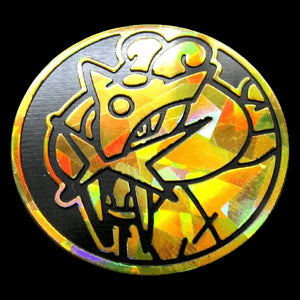 Gold Cracked Ice Raikou Coin - Pokémon Products Hover Image