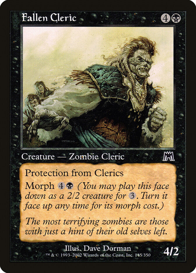 Magic-kaart Fallen Cleric ONS-145 uit Onslaught (Common)