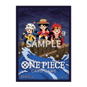 70 "Three Captains Pixel Art" Sleeves - One Piece Products Image principale du produit