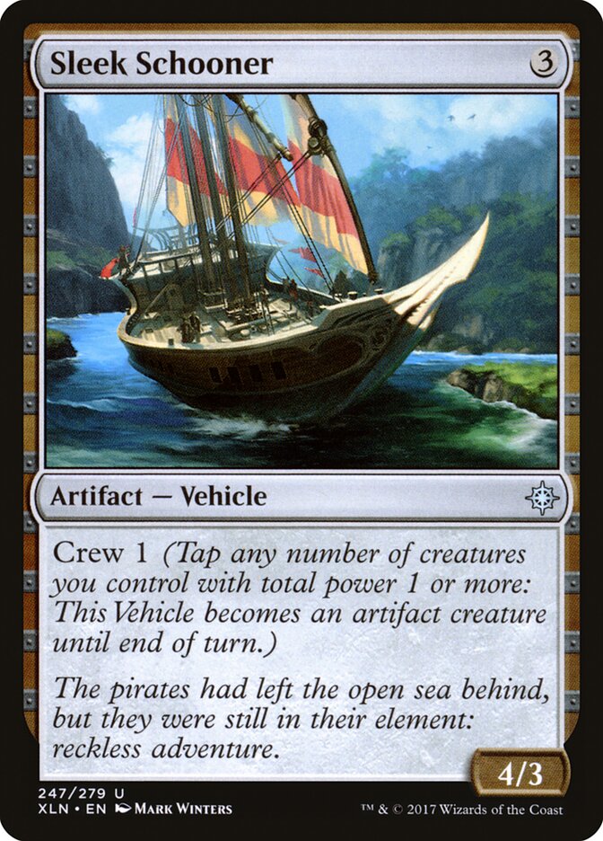 Sleek Schooner - Ixalan (Uncommon) [XLN-247] Imagen principal del producto