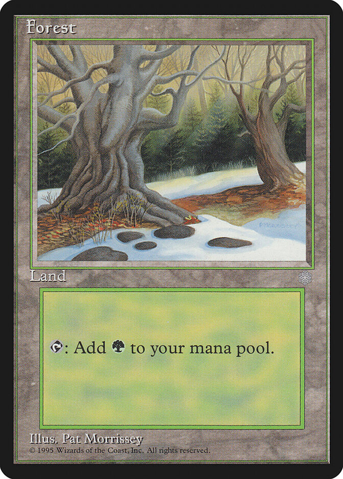 Magic-kaart Forest ICE-382 uit Ice Age (Land)