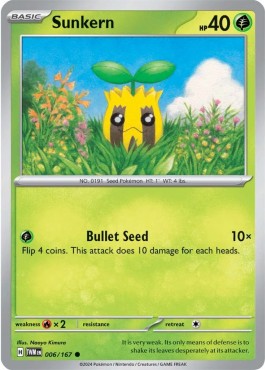 Sunkern - Twilight Masquerade (Common) [TWM-006] Hover Image