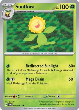 Sunflora - Twilight Masquerade (Uncommon) [TWM-007] Main image