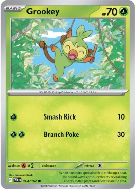Grookey - Twilight Masquerade (Common) [TWM-014]