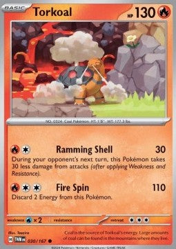 Torkoal - Twilight Masquerade (Common) [TWM-030] Immagine principale del prodotto