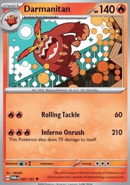 Darmanitan - Twilight Masquerade (Uncommon) [TWM-035] Hover Image