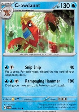 Crawdaunt - Twilight Masquerade (Common) [TWM-048] Hover Image