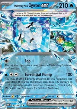 Wellspring Mask Ogerpon ex - Twilight Masquerade (Double Rare) [TWM-064] Imagen principal del producto