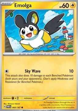Emolga - Twilight Masquerade (Common) [TWM-069] Imagen principal del producto