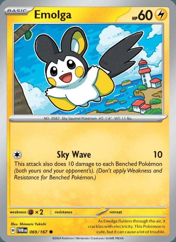 Emolga - Twilight Masquerade (Common) [TWM-069] Hoofdafbeelding
