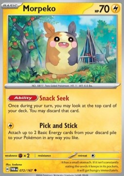 Morpeko - Twilight Masquerade (Uncommon) [TWM-072] Imagen principal del producto