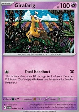 Girafarig - Twilight Masquerade (Common) [TWM-083] Main image