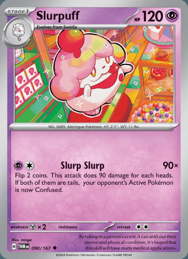 Slurpuff - Twilight Masquerade (Uncommon) [TWM-090] Image principale du produit